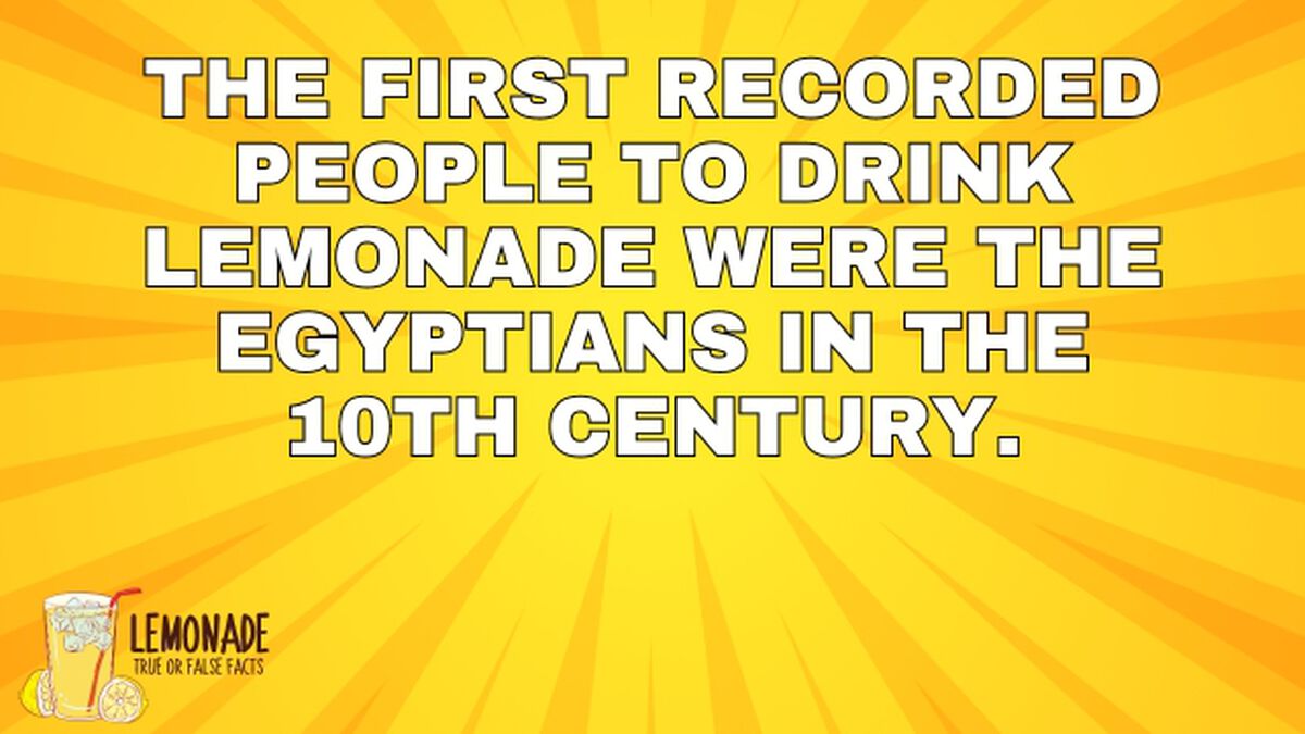 Lemonade True or False Facts image number null